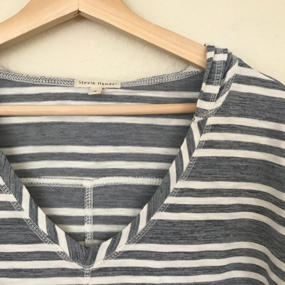 Shop Stevie Hender Summer Stripe Hoodie Small - Picture 3 of 5
